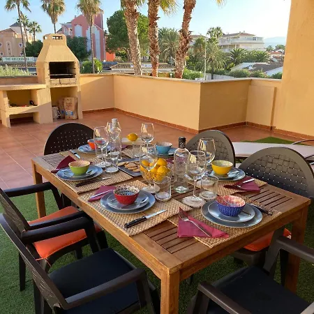 1ªlinea-50m De Playa-210m2 Utiles-bbq Privada-vistas Al Mar-3 Terrazas Apartment Denia