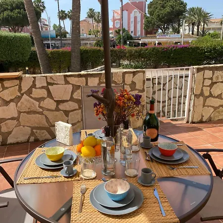 Daire 1ªlinea-50m De Playa-reformado-bbq Privada-vistas Al Mar-3 Terrazas